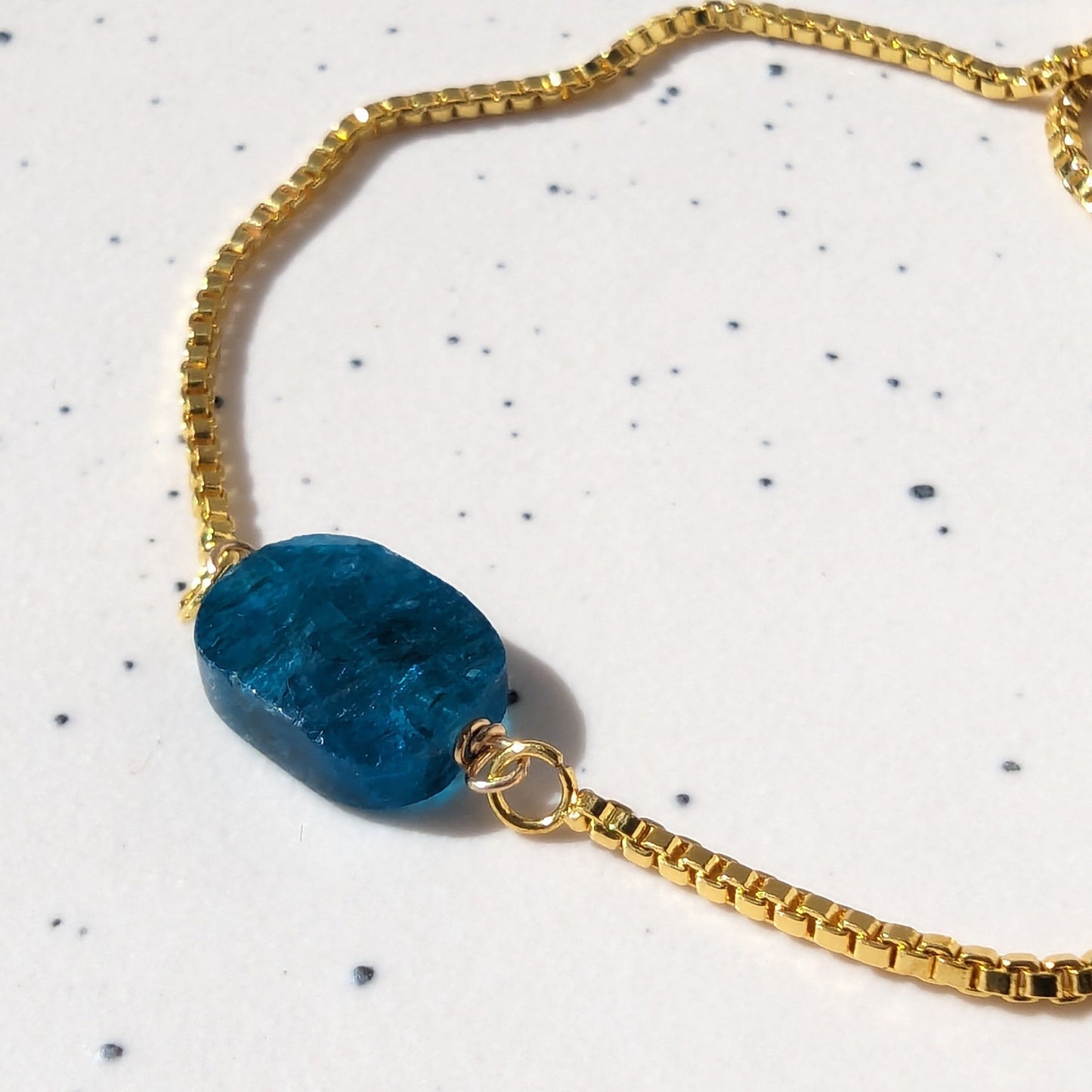 Apatite Gemstone Manifestation Bracelet