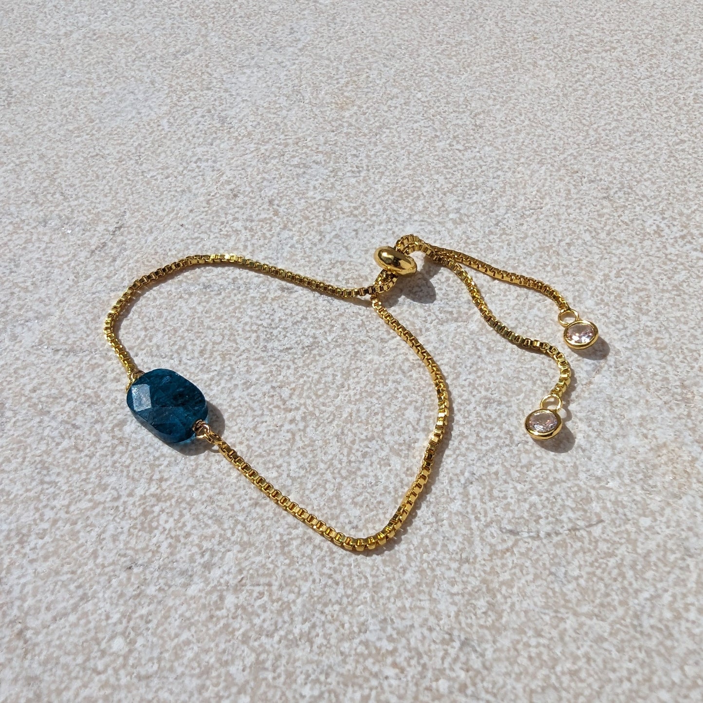 Apatite Gemstone Manifestation Bracelet