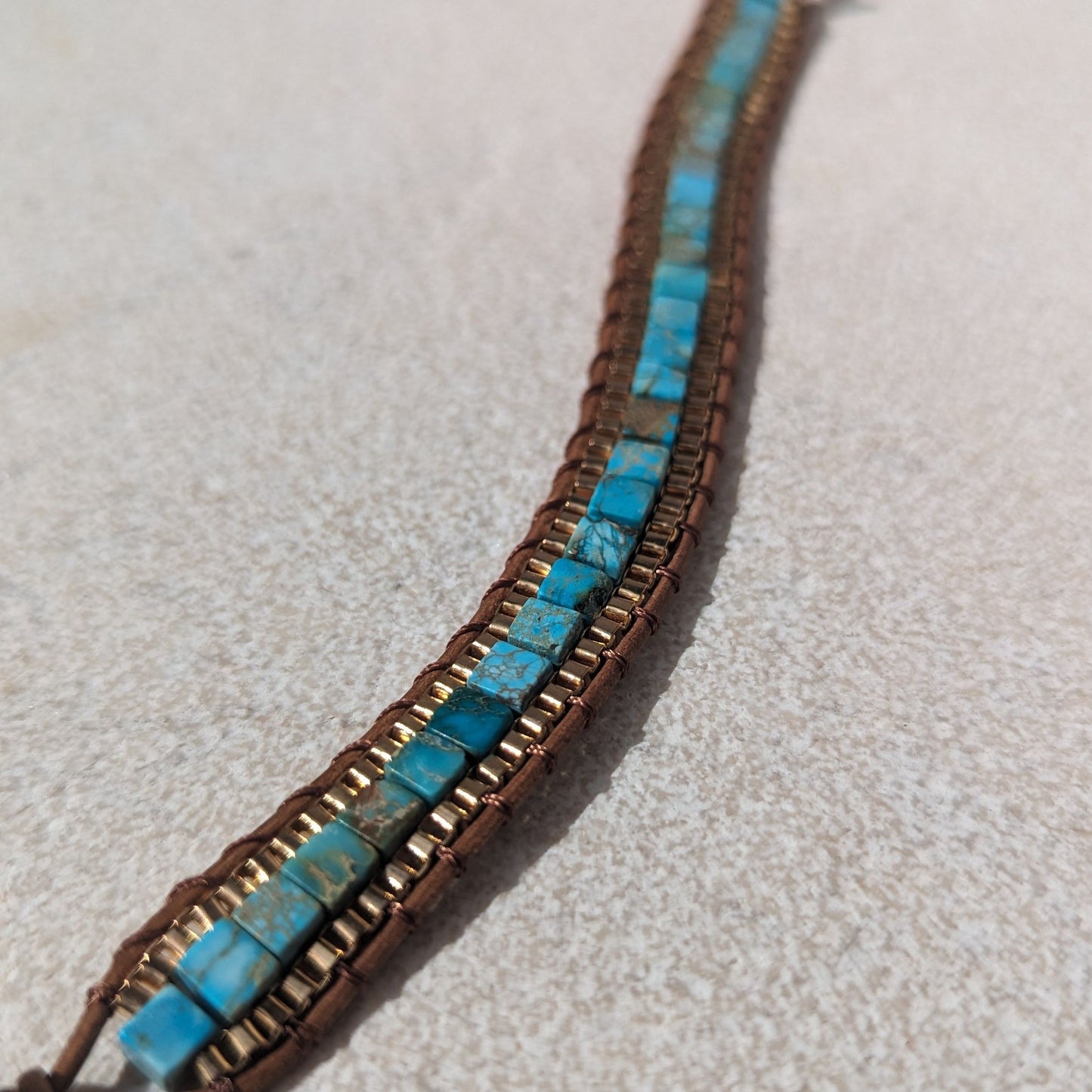 Emotional Healing Turquoise Gemstone Bracelet